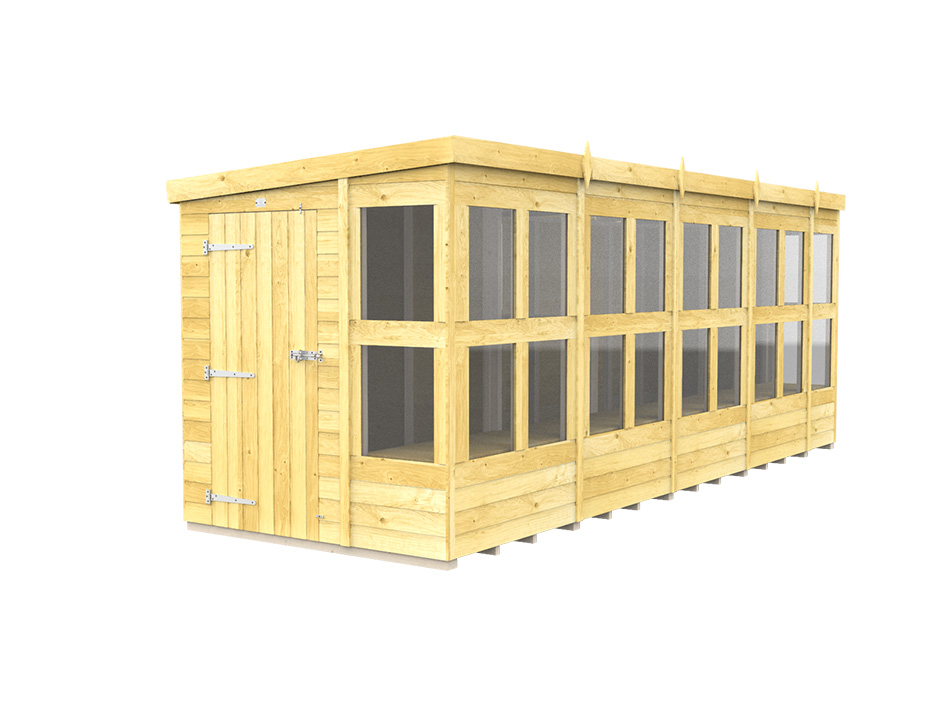 18ft x 6ft Pent Potting Shed