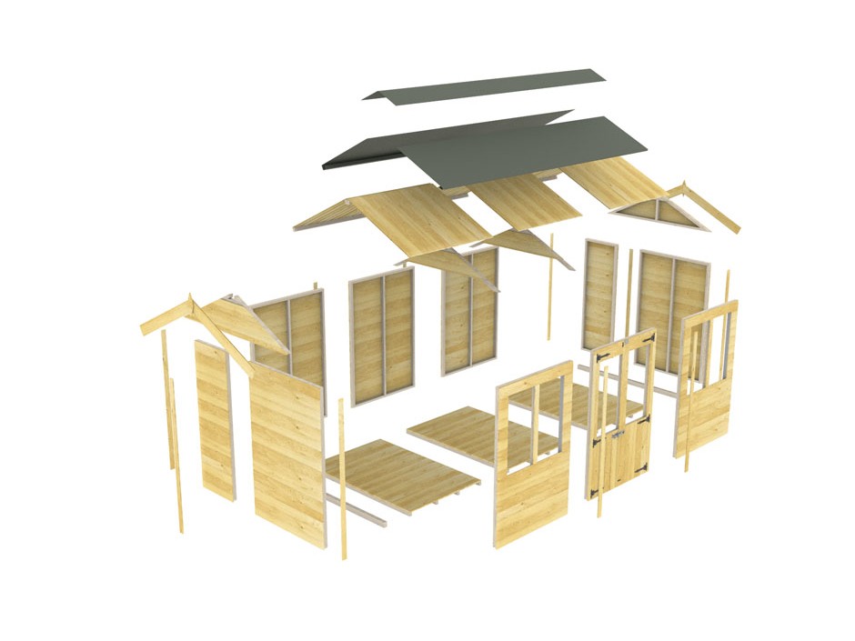 7ft x 20ft Apex Summer House